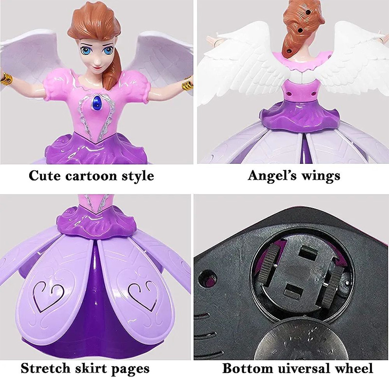Picture of Angel Girl Doll with Flashing Lights and Sounds Children's Toy for Toddlers and Kids. Battery Operated
