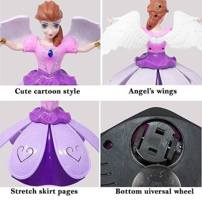 Picture of Angel Girl Doll with Flashing Lights and Sounds Children's Toy for Toddlers and Kids. Battery Operated