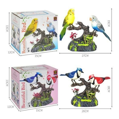 Picture of Tipmant Talking Parrots Birds Electronic Pets Office Home White & Yellow