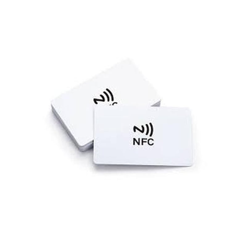 Picture of 1Pcs NTAG215 NFC Tag – White Blank PVC Card (504 Bytes)