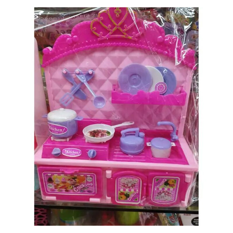 Picture of Modern Refrigerator Toys Kitchen+Kitchen Set Accessories Toy