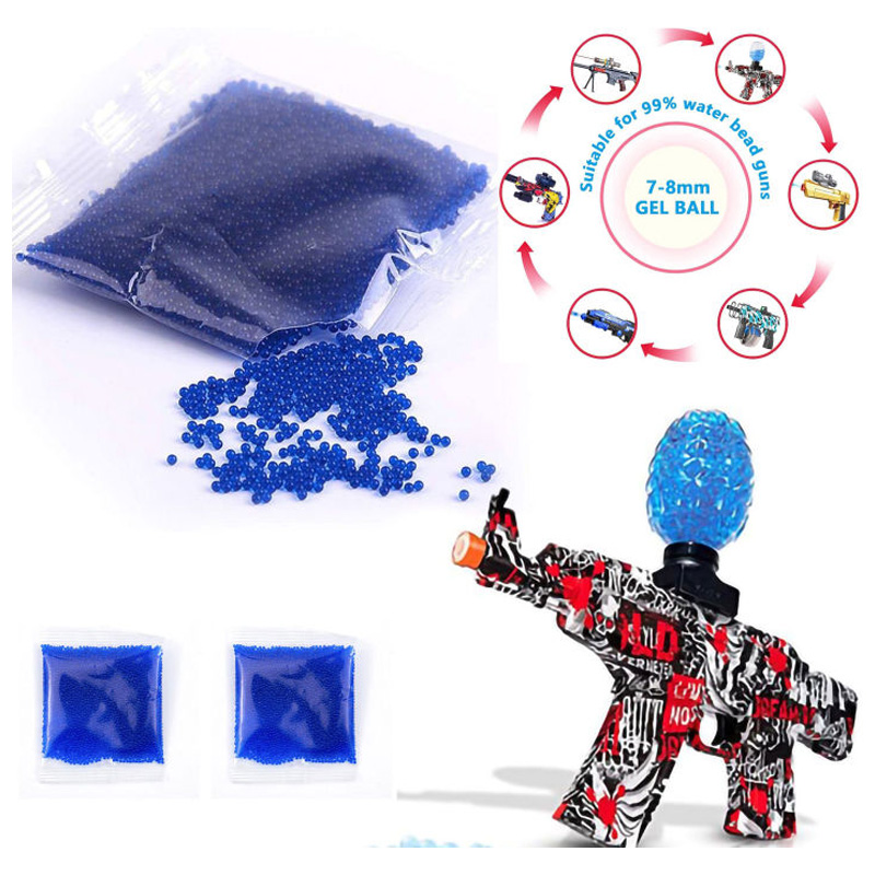 Picture of Gel Blaster Ammo – 2 Paket 4000 Pcs Soft-Gel Balls (Blue)