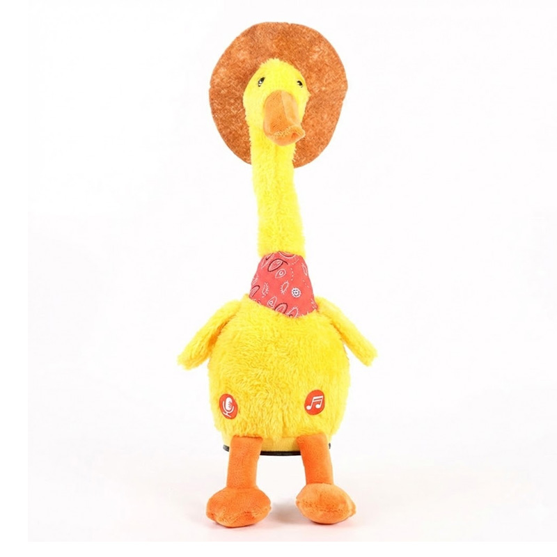 Picture of Dancing Duck Electronic Plush Toys Repeat Talking Sing Record Voice usb char