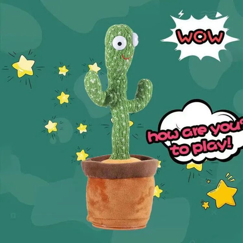 Picture of Cactus Plush Funney Electronic shoking cactus singing dancings