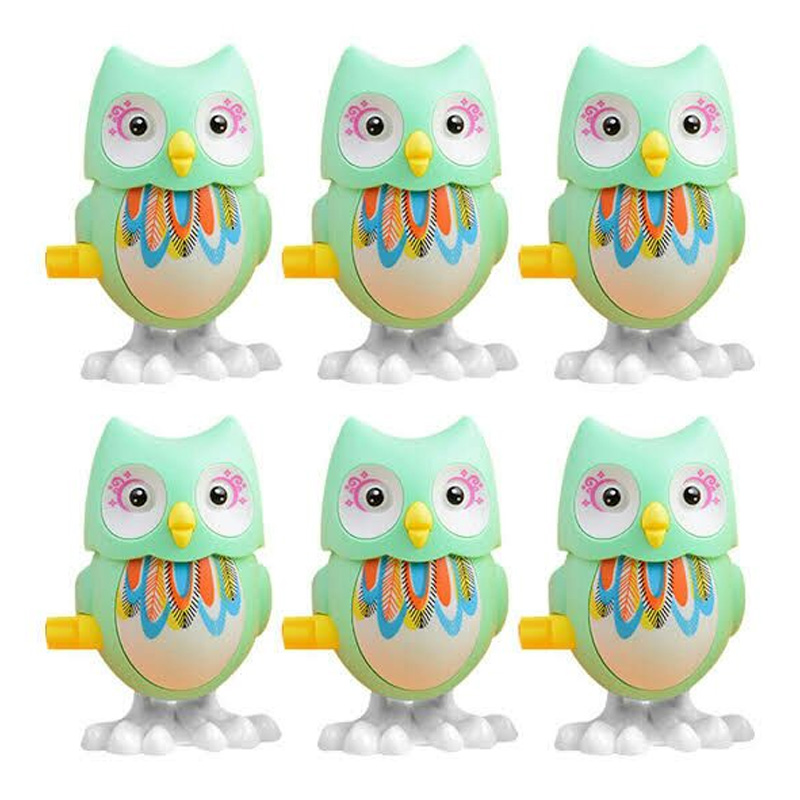 Picture of Cute Owl Clockwork Toy Animal Bouncing Wind up Toy Children Action
