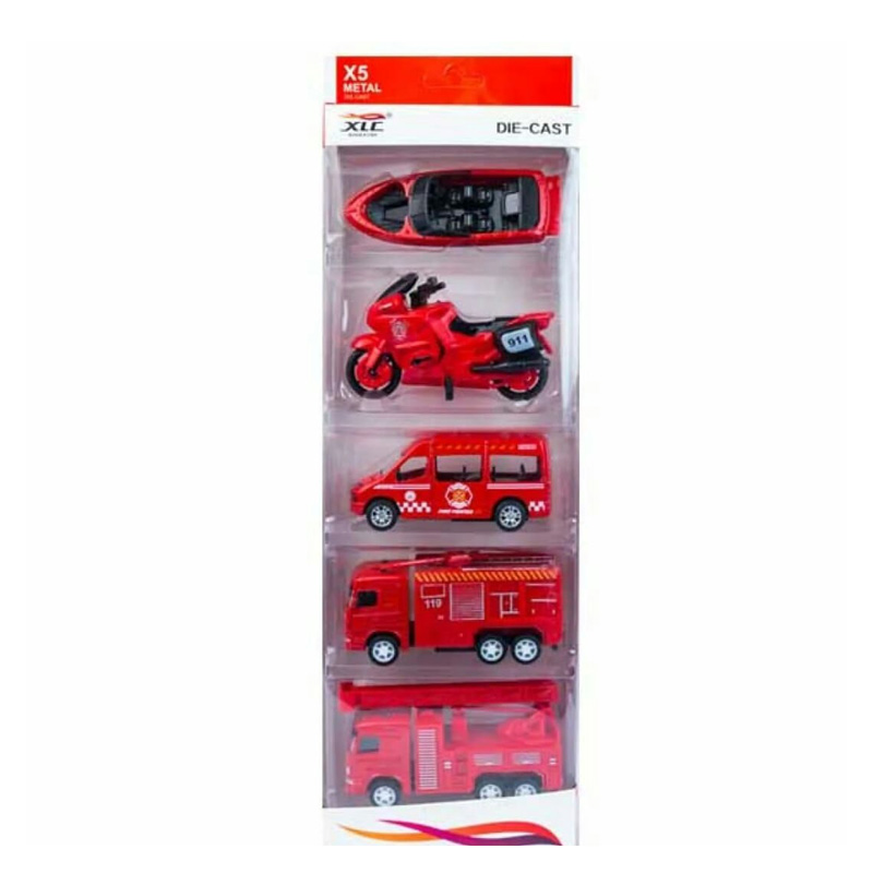 Picture of Die Cast Car Set For Kids Vehicle Gift Pack 5-Piece - Car Toy