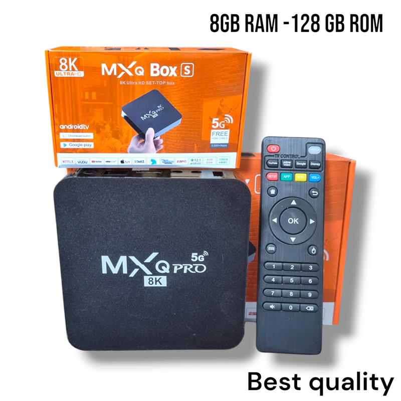 Picture of MXQ Pro Android TV Box – 5G WiFi, 4K HD Smart Media Player