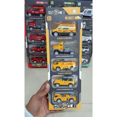 Picture of Die Cast Car Set For Kids Vehicle Gift Pack 5-Piece - Car Toy