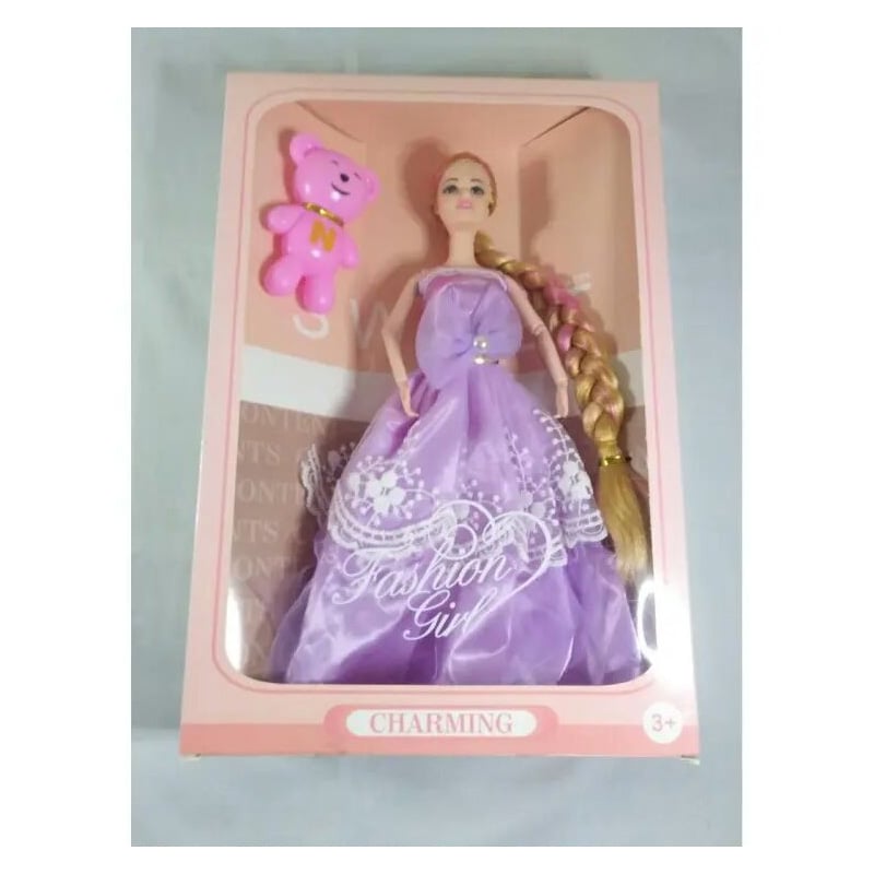 Picture of Female metal  Kids Belly Barbie Doll.