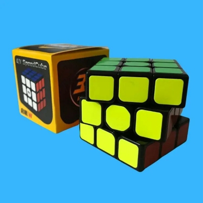 Picture of High Speed (Adjustable) Magic Rubik Cube Puzzle 3X3 - Multicolor