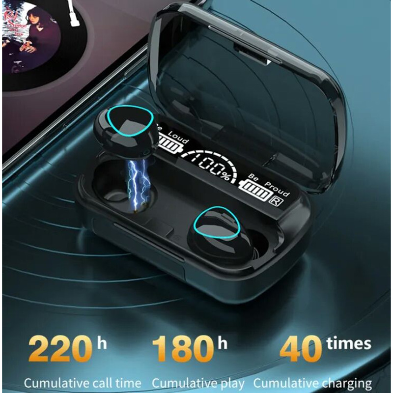 Picture of M10 TWS Earphone 9D Stereo LED Digital Display Touch