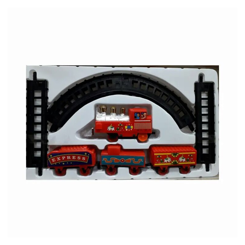 Picture of Mini Express Train Set For Kids 1 Battery Operated Train Set - Red