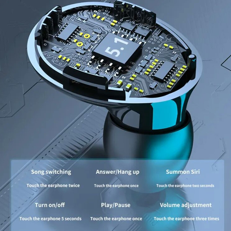 Picture of M10 TWS Earphone 9D Stereo LED Digital Display Touch