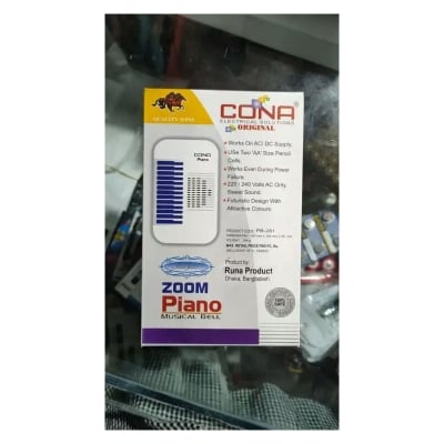 Picture of Cona Melody Door Bell – 4 Tune AC/DC Calling Bell