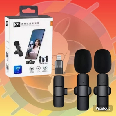 Picture of K9 Single Microphone Elite Type-C Wireless Lavalier – Hassle-Free Plug & Play with Built-in Auto Sync Technology for Vlogs, YouTube & Interviews