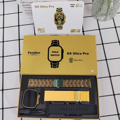 Picture of Smartwatch Series 8 Ultra Max BIG 2.2 INFINTE DISPLAY HD Display Bluetooth Calling Gold Edition