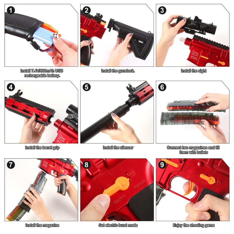 Picture of Automatic Toy  for Nerf Automatic Toy , M416 Auto-Manual Soft Toy