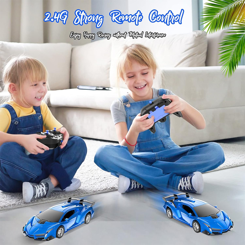 Picture of 360° Rotation & Stunts: Comes with a drifting wheel for wild spins and demo modes, both in car and robot