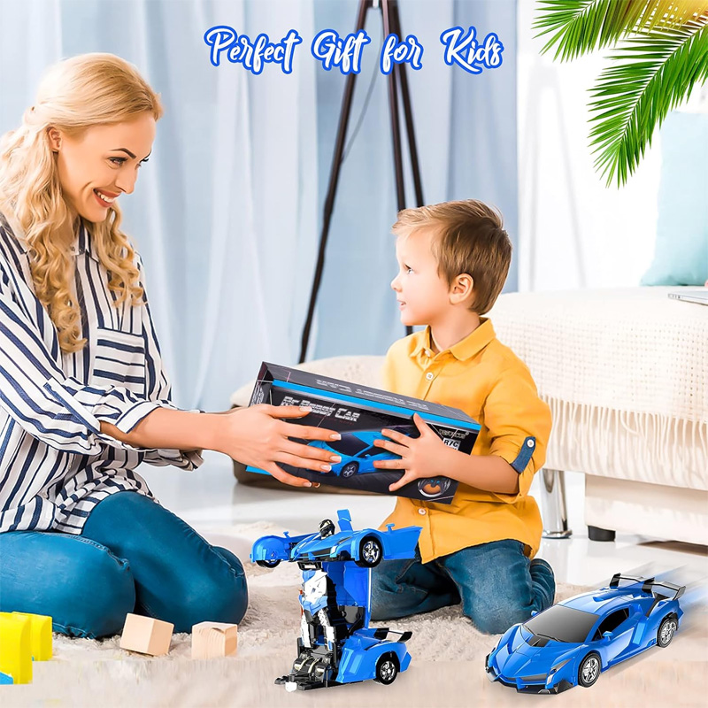 Picture of Rc Cars,Transform Car Robot,Remote Control Car Transforming Robot Toy for Kids Boys Girls Gifts
