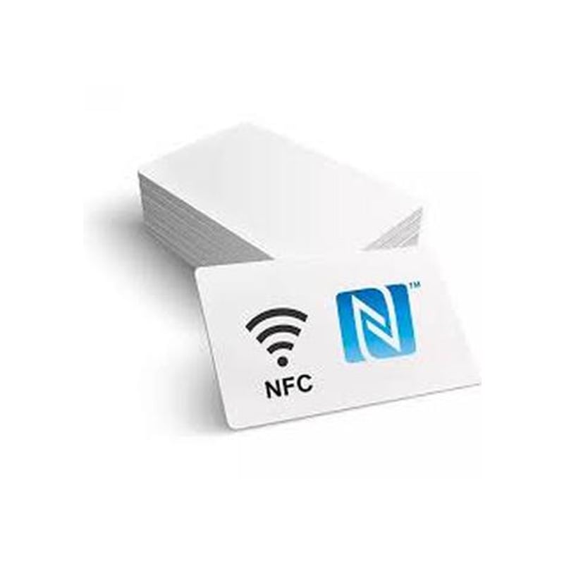 Picture of 1Pcs NTAG215 NFC Tag – White Blank PVC Card (504 Bytes)