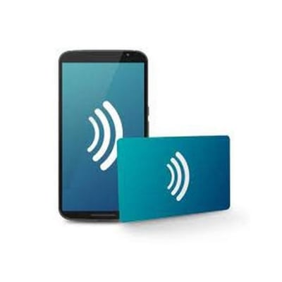 Picture of Single NFC PVC Card – NTAG215 Chip, White, 504 Bytes