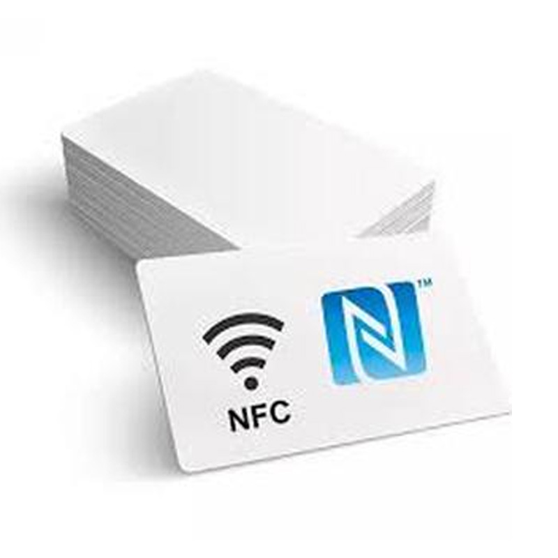 Picture of PVC NFC Tag – NTAG215 504B Memory – Blank White Card
