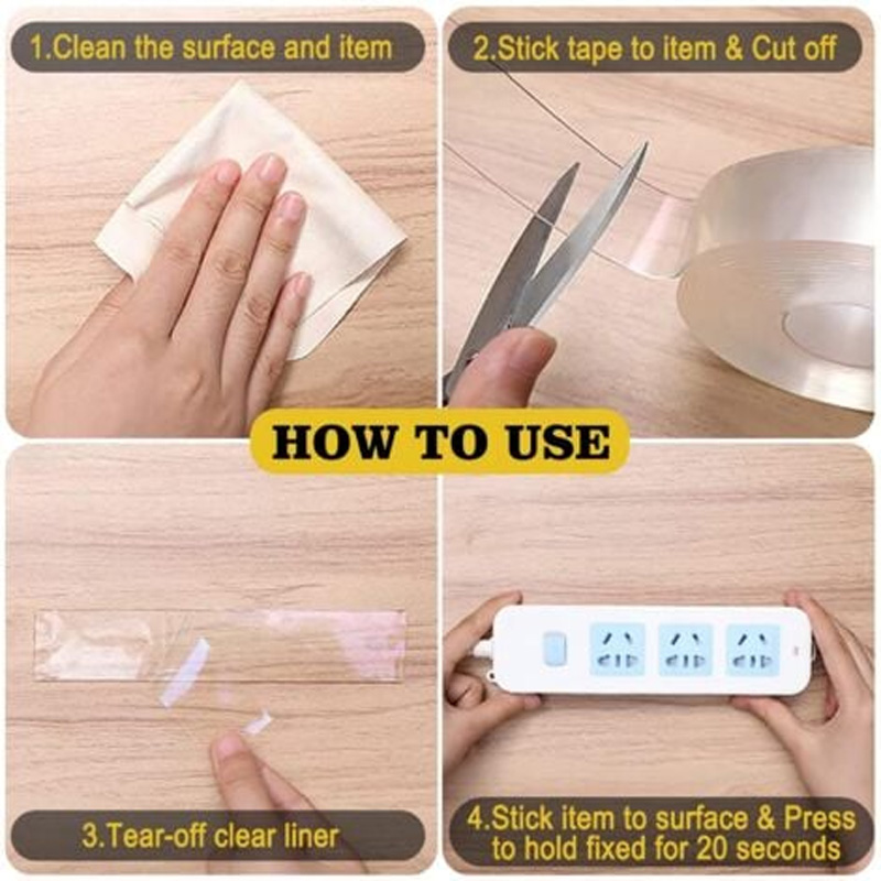 Picture of 3 Meter UltraStick Nano Gel Tape – Heavy Duty Transparent