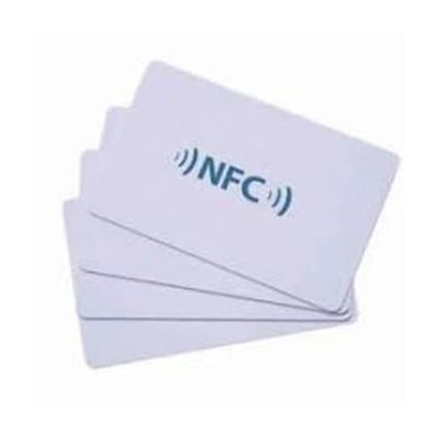 Picture of Single NFC Card NTAG215 – White Blank PVC, 504 Bytes