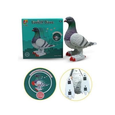 Picture of Pigeon Dove Battery Operated Toy with Flapping Wings,