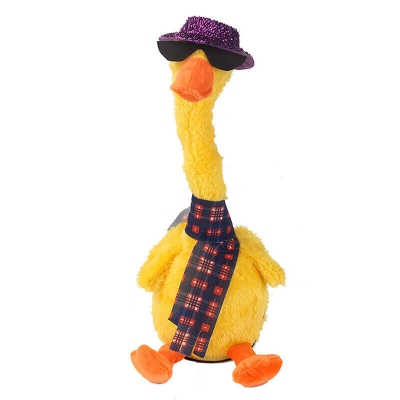 Picture of Dancing Duck Electronic Plush Toys Repeat Talking Sing Record Voice usb char