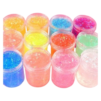Picture of 5 Colors 15 Pcs Crystal Bubble Making Slime Clay Mud For Kids, Slime