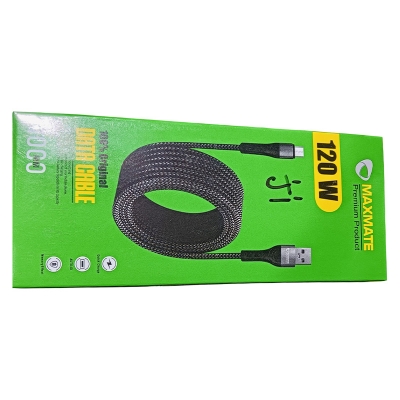 Picture of Type C to Type C Fast Charging USB Cable-Black - Advanced Premium Quality - Signifying Very Well optimization - Easy to Maintain