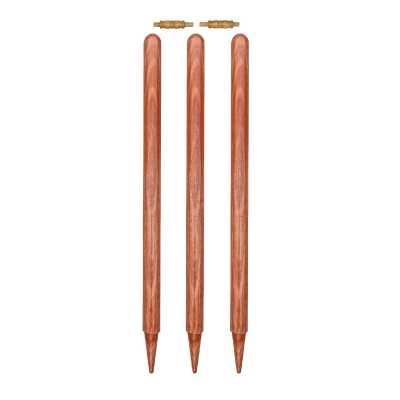 Picture of Premium Wooden Color Cricket Stumps – Full Set
