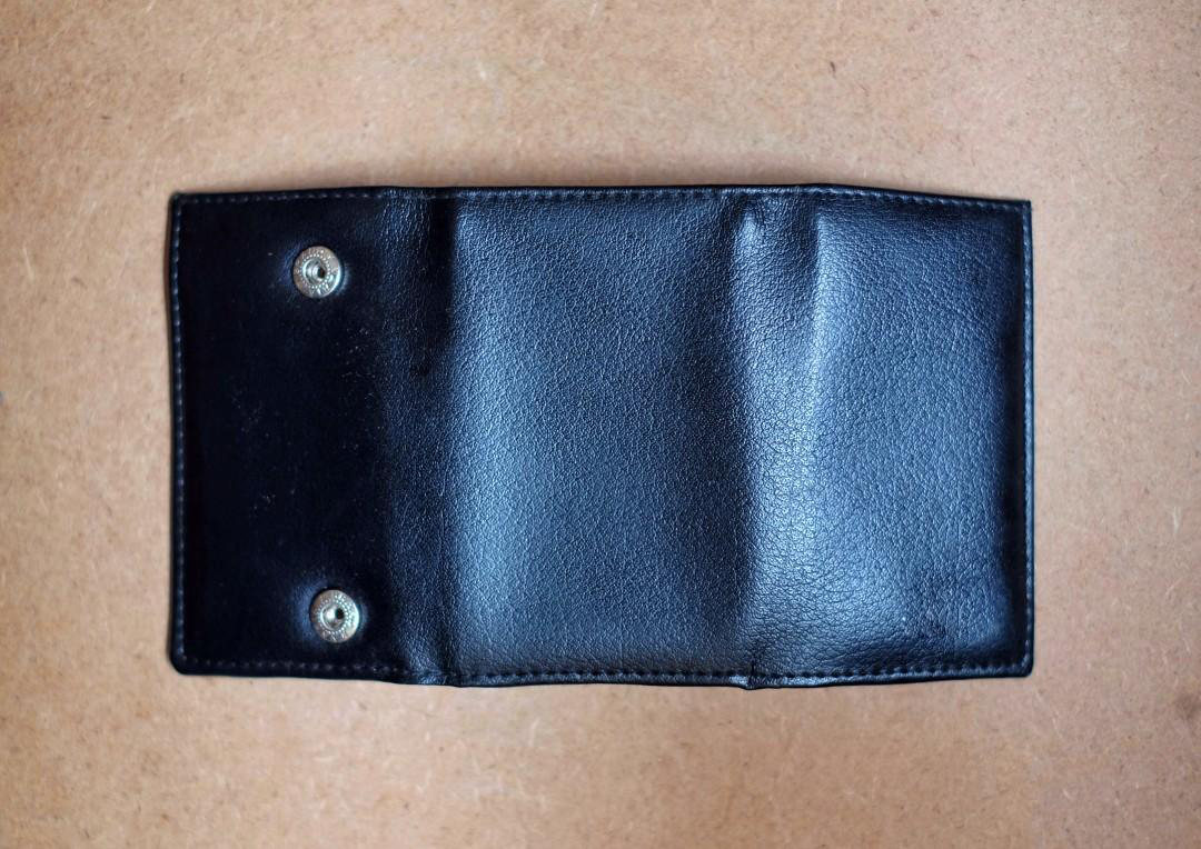 Picture of Keychain HolderFor Men Key Ring for Bikers - Car - Bike - Home - Office Key Ring - Nice key Ring Key Ring Holder Button Design Black Wallet For Men pu Leather Money Bag For Men - Black