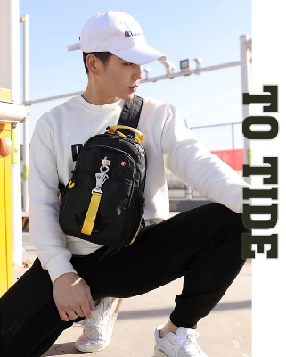 Picture of Tough warrior Fan Made Addition Tough Men Series  Waterproof Anti Theft Crossbody Sling Bag MYSHOPEEBD - Black