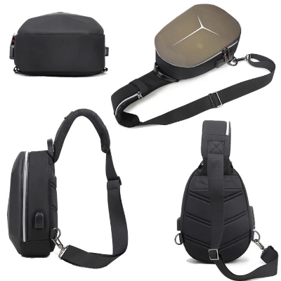 Picture of Understated -Crossbody Bag Large Capacity Shoulder Bag USB port and Password Lock system Aliencross bag- Progressively Better