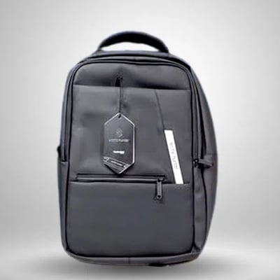 Picture of Staylish Backpack Bags Travel Bag Small School Bag - Bag For Boys with USB Port Waterproof Fabric MYSHOPEE BD - Black