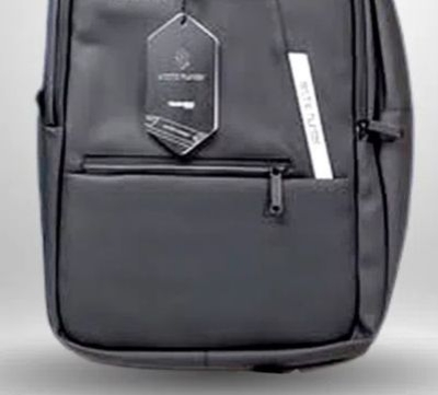 Picture of Waterproof Stylish Backpack Compact Bag With Laptop Chamber 27L. Bagpack New Stylish Unisex Bag Classic Coaching Backpack - Black