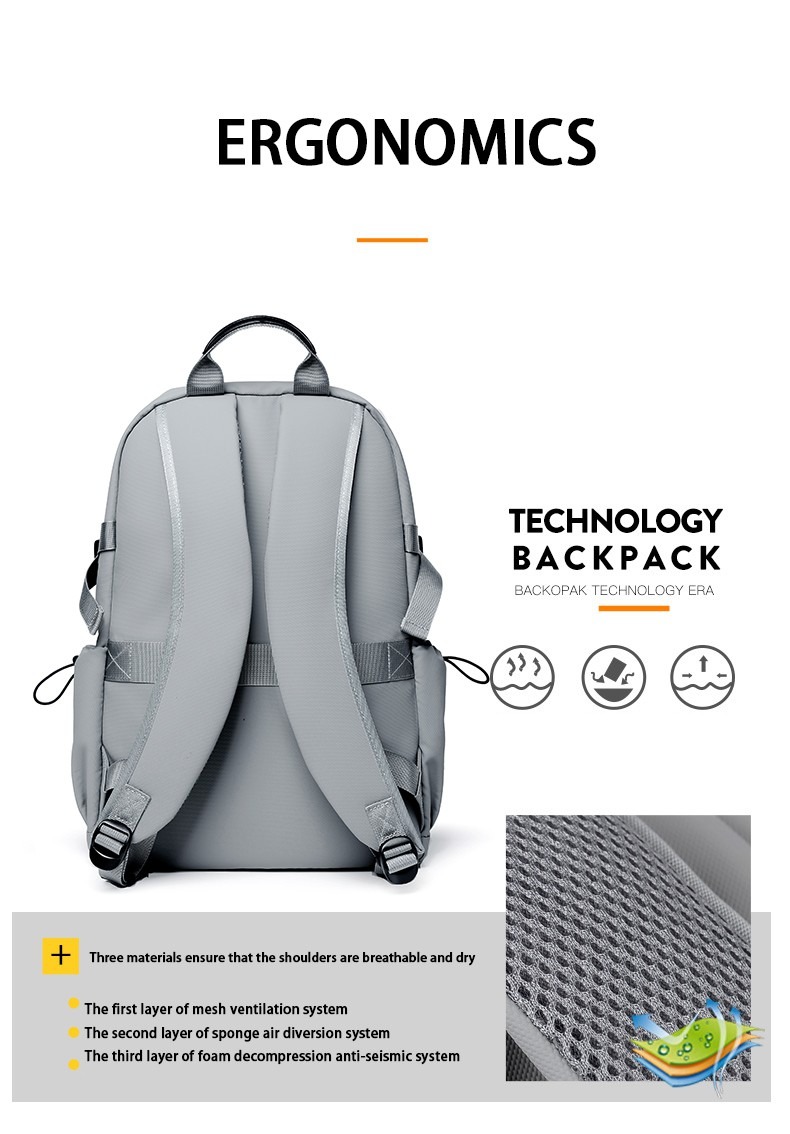 Picture of Small Zebra Fashion Backpack (Grey) m shopee bd