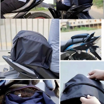 Picture of Dustproof Motorcycle Helmet Cover - Black
