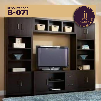 Picture of Andormahal MDF TV Stand Unit with storage cabinets - 8/8/8,floor2ft,depth16inch/12inch,box 14inch