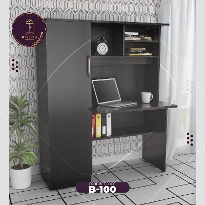 Picture of andormahal MDF Reading Table/laptop table with big book shelf - 5.5ft by 4ft by 16inch