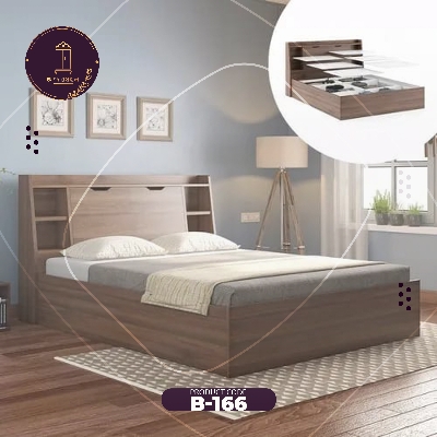 Picture of Andormahal (MDF) Stylish khat/bed single size - 4ft by 7ft by 1ft