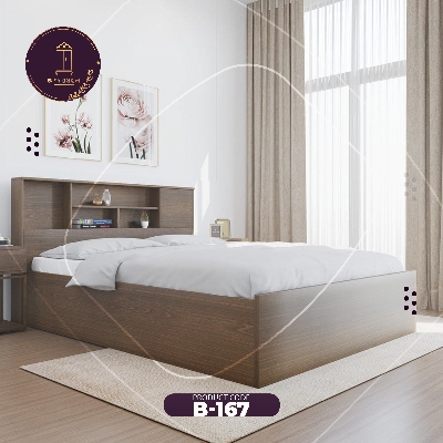 Picture of AndorMahal (MDF) Stylish khat/bed king size - 6ft by 7ft by 1ft