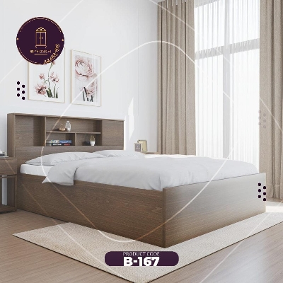 Picture of AndorMahal (MDF) Stylish khat/bed double size- 5ft by 7ft by 1ft