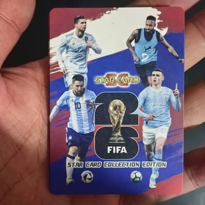 Picture of Football Star Card Game TCG - Fifa Stars Trading Card Game 1 Pack 8 Cards