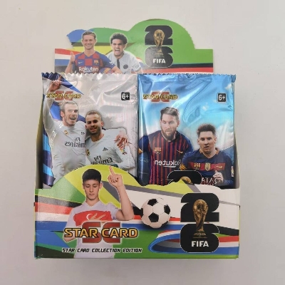 Picture of Football Star Card Game TCG - Fifa Stars Trading Card Game 32 Cards in 4 Packs
