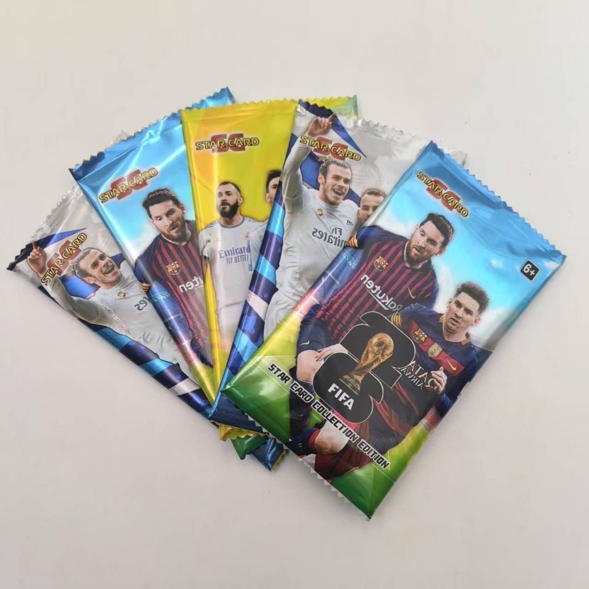Picture of Football Star Card Game TCG - Fifa Stars Trading Card Game 32 Cards in 4 Packs