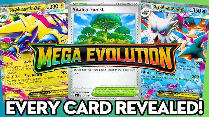 Picture of Pokemon TCG Mega Evolution 36 Cards in 4 Packs Mastercopy - Scarlet & Violet Set Booster Pack Bundle