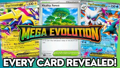 Picture of Pokemon TCG Mega Evolution 36 Cards in 4 Packs Mastercopy - Scarlet & Violet Set Booster Pack Bundle